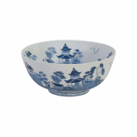 Blue and white ceramic bowl Chinese design