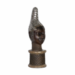 African styled lady with headdress statue