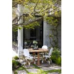 white pvc carver chair 