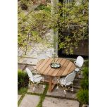 white pvc carver chair 
