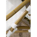 white pvc carver chair 