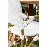 white pvc carver chair 
