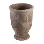 Block & Chisel brown terracotta pot
