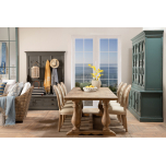 blue green distressed display cabinet with glass doors 