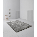 Block & Chisel silver polyester rug