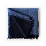 Two tone wool throw 