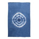 indigo tie-dye table cloth or throw 