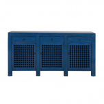 blue lacquered chinese sideboard