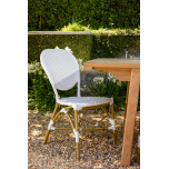 brioche outdoor chair in white