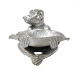 Block and chisel silver monkey bowl