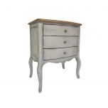 Block and chisel french style bedside table