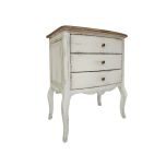 Block and chisel french style bedside table