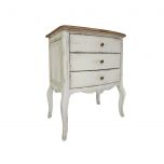 Block and chisel french style bedside table