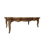 Block and chisel french style coffee table with drawer