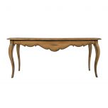 Block and chisel walnut server with wood top