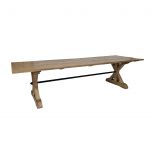 Block and chisel dining table