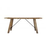Block and chisel boatwood console table
