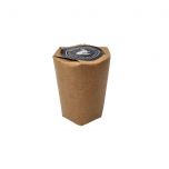 Block and chisel signature candle small votive