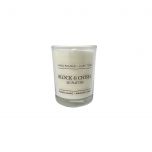 Block and chisel signature candle small votive