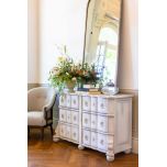French style chest of drawers white