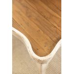 Block and chisel french style coffee table with drawer