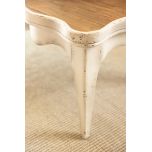 Block and chisel french style coffee table with drawer