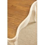 Block and chisel french style coffee table with drawer