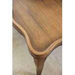 Block and chisel french style coffee table with drawer