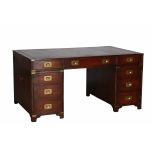 Limited edition office desk with brass details
