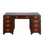Limited edition office desk with brass details