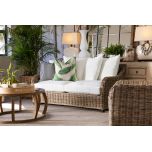 Block & Chisel cane outdoor 2 seater sofa