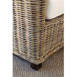 Block & Chisel cane outdoor 3 seater sofa