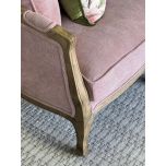 French style sofa with wooden frame