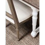 French style upholstered dining chair 