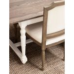 French style upholstered dining chair 