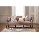 French style sofa with wooden frame
