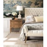 deep buttoned bedend with sides