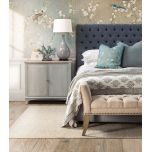 Deep buttoned headboard