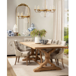 Old pine dining table chateau collection