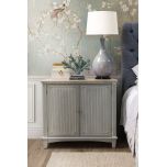 Grey painted 2 door cabinet with shelf Château Collection 