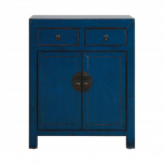 blue lacquered chinese cabinet 