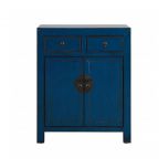 Painted cabinet with 2 doors and 2 drawers