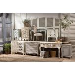 Elena Chest - Weathered grey 3 drawer chest