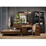 Black frame grid mirror 