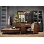 Black frame grid mirror 