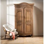 Block & Chisel distressed 2 door armoire