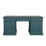 Limited edition office desk in teal