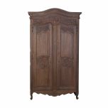 Block & Chisel distressed 2 door armoire