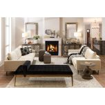 Block & Chisel sideboard with mirror paneling