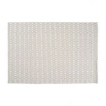 Cream linie rug diamond pattern